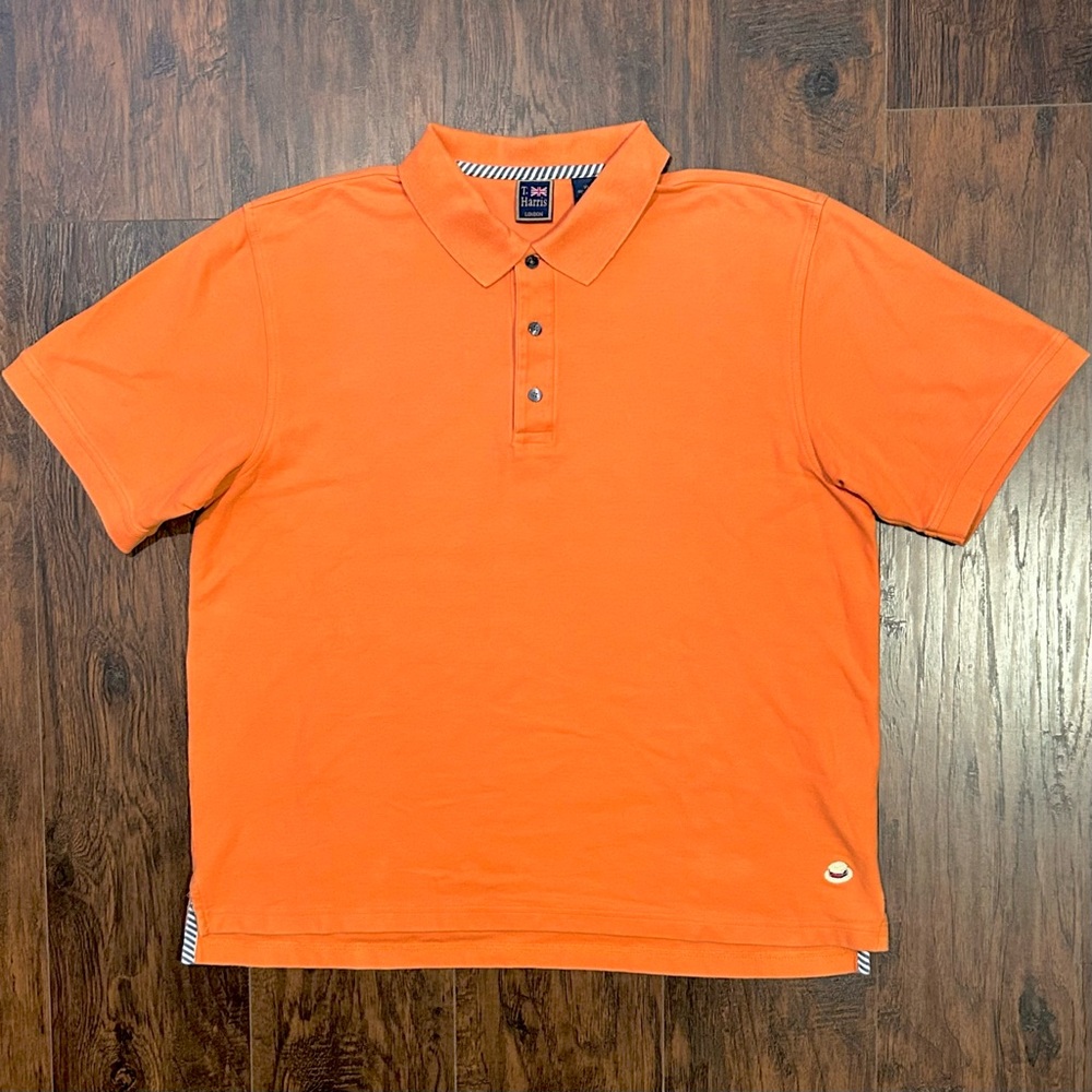 T.Harris London Polo Shirt Orange